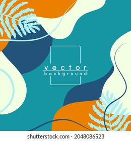 Abstract background. Modern design template in minimal style. Stylish cover for beauty presentation, branding design. Vector illustration