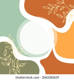 Antecedentes abstractos. Plantilla de diseño moderna con un estilo mínimo. Cubierta elegante para presentación de belleza, diseño de marca. Ilustración del vector