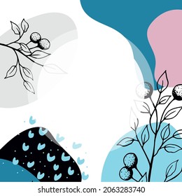 Antecedentes abstractos. Plantilla de diseño moderna con un estilo mínimo. Cubierta elegante para presentación de belleza, diseño de marca. Ilustración del vector