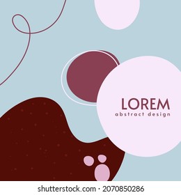 Antecedentes abstractos. Plantilla de diseño moderna con un estilo mínimo. Cubierta elegante para presentación de belleza, diseño de marca. Ilustración del vector