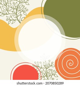 Antecedentes abstractos. Plantilla de diseño moderna con un estilo mínimo. Cubierta elegante para presentación de belleza, diseño de marca. Ilustración del vector