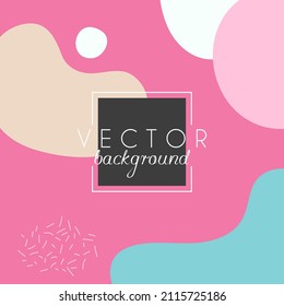 Antecedentes abstractos. Plantilla de diseño moderna con un estilo mínimo. Cubierta elegante para presentación de belleza, diseño de marca. Ilustración del vector