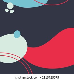 Abstract background. Modern design template in minimal style. Stylish cover for beauty presentation, branding design. Vector illustration