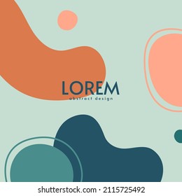 Abstract background. Modern design template in minimal style. Stylish cover for beauty presentation, branding design. Vector illustration