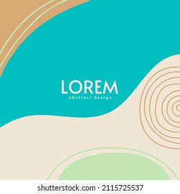 Antecedentes abstractos. Plantilla de diseño moderna con un estilo mínimo. Cubierta elegante para presentación de belleza, diseño de marca. Ilustración del vector