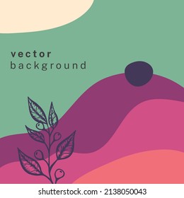 Antecedentes abstractos. Plantilla de diseño moderna con un estilo mínimo. Cubierta elegante para presentación de belleza, diseño de marca. Ilustración del vector