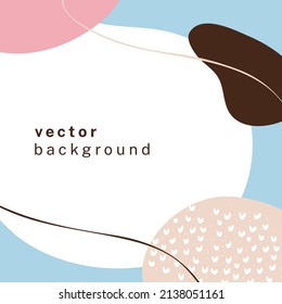 Antecedentes abstractos. Plantilla de diseño moderna con un estilo mínimo. Cubierta elegante para presentación de belleza, diseño de marca. Ilustración del vector