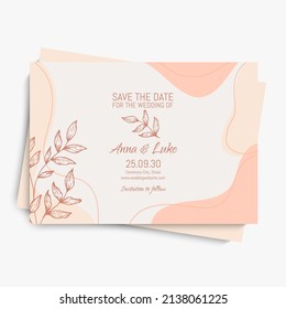 Abstract background. Modern design template in minimal style. Stylish cover for beauty presentation, branding design. Vector illustration