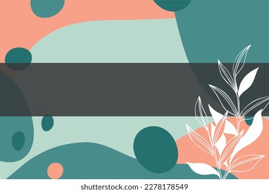 Abstract background. Modern design template in minimal style. Stylish cover for beauty presentation, branding design.	
