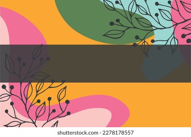 Abstract background. Modern design template in minimal style. Stylish cover for beauty presentation, branding design.	
