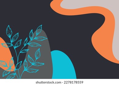 Antecedentes abstractos. Plantilla de diseño moderna con un estilo mínimo. Cubierta elegante para presentación de belleza, diseño de marca.	
