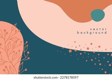 Abstract background. Modern design template in minimal style. Stylish cover for beauty presentation, branding design.	
