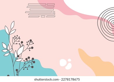 Abstract background. Modern design template in minimal style. Stylish cover for beauty presentation, branding design.	
