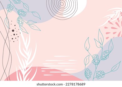 Abstract background. Modern design template in minimal style. Stylish cover for beauty presentation, branding design.	
