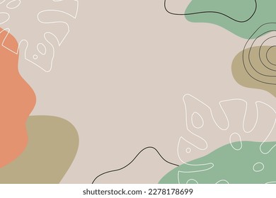 Antecedentes abstractos. Plantilla de diseño moderna con un estilo mínimo. Cubierta elegante para presentación de belleza, diseño de marca.	
