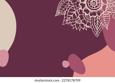 Abstrakter Hintergrund. Moderne Design-Vorlage in minimalem Stil. Stilvolle Abdeckung für Schönheitspräsentation, Branding Design.	
