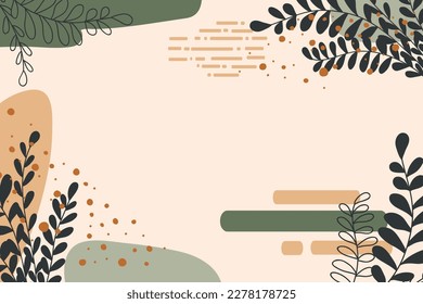Abstract background. Modern design template in minimal style. Stylish cover for beauty presentation, branding design.	
