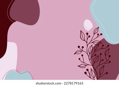 Abstract background. Modern design template in minimal style. Stylish cover for beauty presentation, branding design.	
