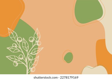 Antecedentes abstractos. Plantilla de diseño moderna con un estilo mínimo. Cubierta elegante para presentación de belleza, diseño de marca.	
