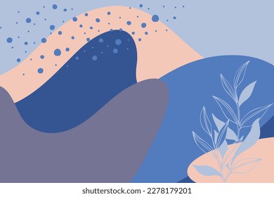 Abstract background. Modern design template in minimal style. Stylish cover for beauty presentation, branding design.	
