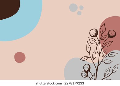 Abstract background. Modern design template in minimal style. Stylish cover for beauty presentation, branding design.	

