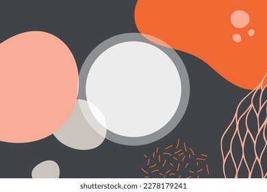 Antecedentes abstractos. Plantilla de diseño moderna con un estilo mínimo. Cubierta elegante para presentación de belleza, diseño de marca.	
