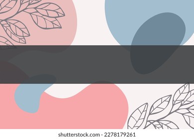 Antecedentes abstractos. Plantilla de diseño moderna con un estilo mínimo. Cubierta elegante para presentación de belleza, diseño de marca.	
