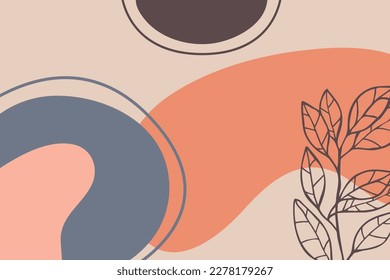 Antecedentes abstractos. Plantilla de diseño moderna con un estilo mínimo. Cubierta elegante para presentación de belleza, diseño de marca.	
