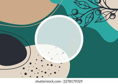 Abstract background. Modern design template in minimal style. Stylish cover for beauty presentation, branding design.	

