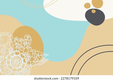 Antecedentes abstractos. Plantilla de diseño moderna con un estilo mínimo. Cubierta elegante para presentación de belleza, diseño de marca.	
