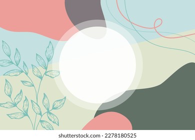 Abstract background. Modern design template in minimal style. Stylish cover for beauty presentation, branding design.	
