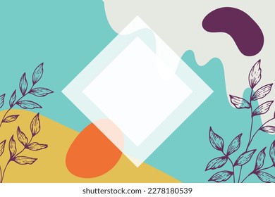 Antecedentes abstractos. Plantilla de diseño moderna con un estilo mínimo. Cubierta elegante para presentación de belleza, diseño de marca.	
