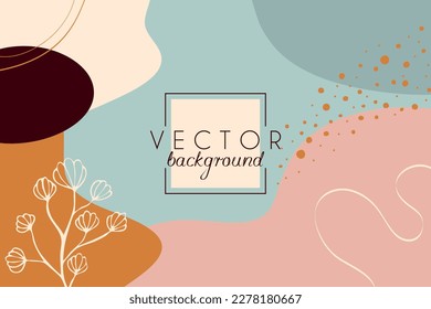 Abstract background. Modern design template in minimal style. Stylish cover for beauty presentation, branding design.	
