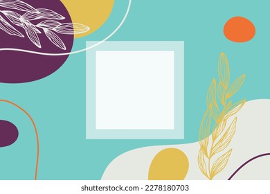 Antecedentes abstractos. Plantilla de diseño moderna con un estilo mínimo. Cubierta elegante para presentación de belleza, diseño de marca.	
