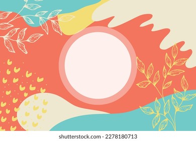 Abstract background. Modern design template in minimal style. Stylish cover for beauty presentation, branding design.	
