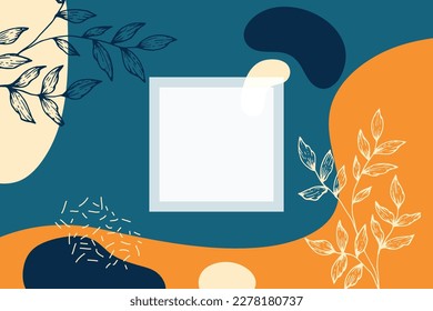 Abstrakter Hintergrund. Moderne Design-Vorlage in minimalem Stil. Stilvolle Abdeckung für Schönheitspräsentation, Branding Design.	
