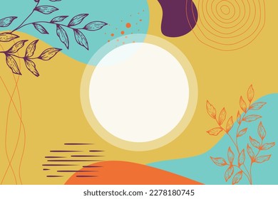 Abstract background. Modern design template in minimal style. Stylish cover for beauty presentation, branding design.	
