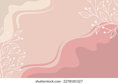 Antecedentes abstractos. Plantilla de diseño moderna con un estilo mínimo. Cubierta elegante para presentación de belleza, diseño de marca.	

