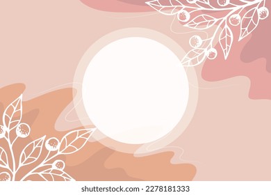 Abstract background. Modern design template in minimal style. Stylish cover for beauty presentation, branding design.	
