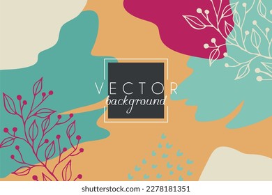 Antecedentes abstractos. Plantilla de diseño moderna con un estilo mínimo. Cubierta elegante para presentación de belleza, diseño de marca.	
