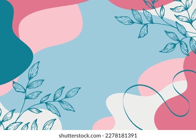 Antecedentes abstractos. Plantilla de diseño moderna con un estilo mínimo. Cubierta elegante para presentación de belleza, diseño de marca.	
