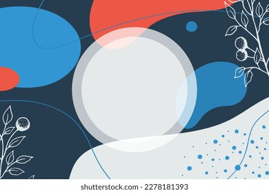 Abstract background. Modern design template in minimal style. Stylish cover for beauty presentation, branding design.	
