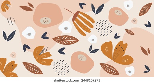 Fondo Abstractas Plantilla de diseño moderno en estilo minimalista cubierta elegante para presentación de belleza