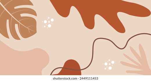 Abstract background modern design template in minimal style stylish cover for beauty presentation