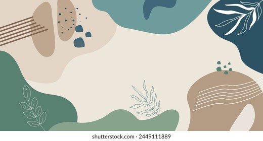 Abstract background modern design template in minimal style stylish cover for beauty presentation
