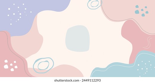 Fondo Abstractas Plantilla de diseño moderno en estilo minimalista cubierta elegante para presentación de belleza