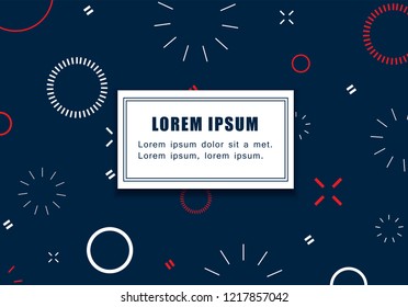 Abstract background, modern design. Trendy abstract background for web site, poster, placard, wallpaper and flyer. Useful for brochure, cover, card and backdrop.Memphis design, vector illustration