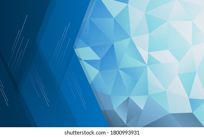 Fondo abstracto Los polígonos digitales modernos lo utilizan como ilustración comercial