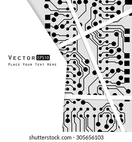 Abstract background of modern digital technologies