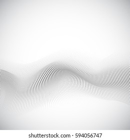 Abstract background with modern dots design